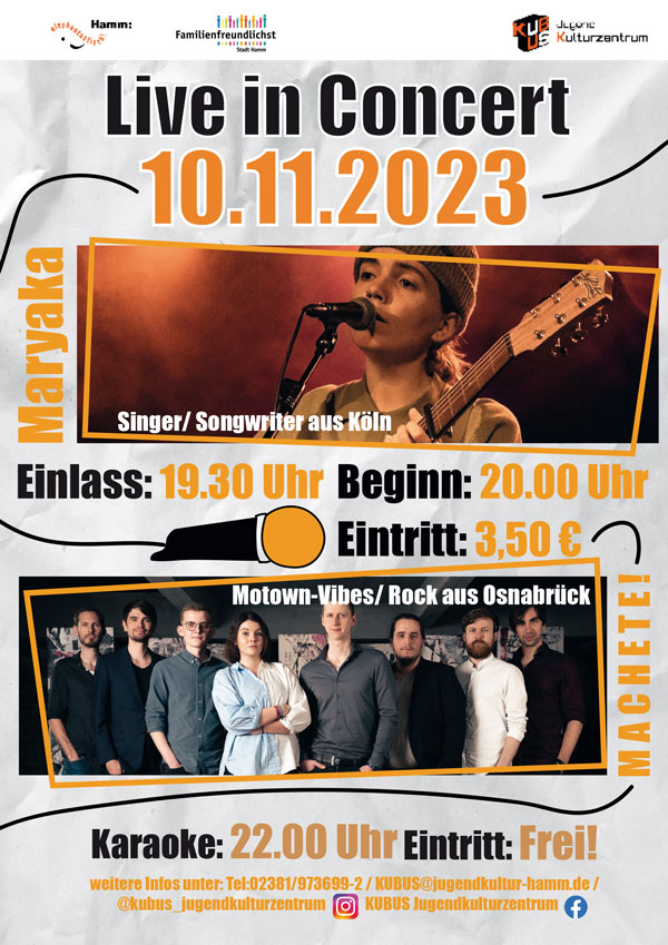 LIVE IN CONCERT 10.11.2023