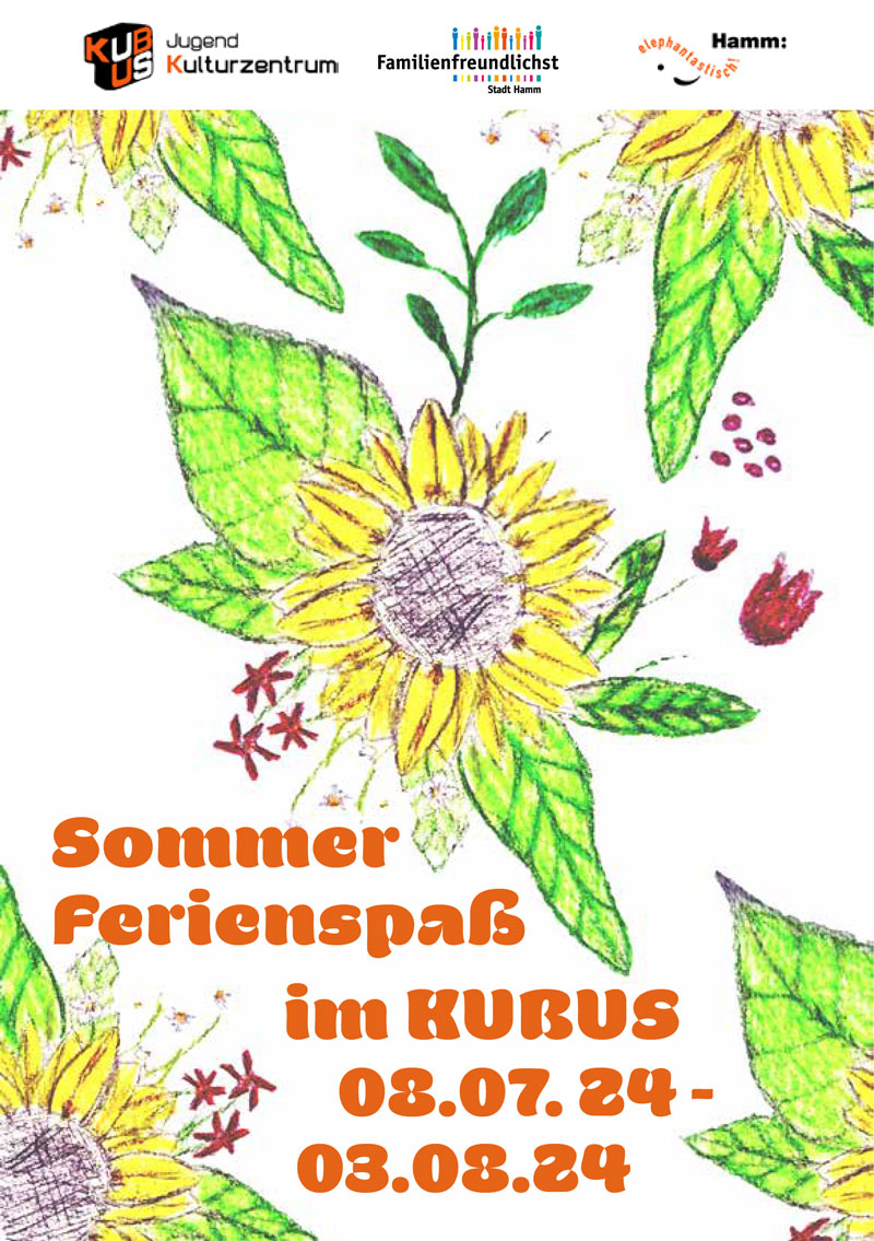 Sommerferienspaß im KUBUS | 08.07.24 - 03.08.24